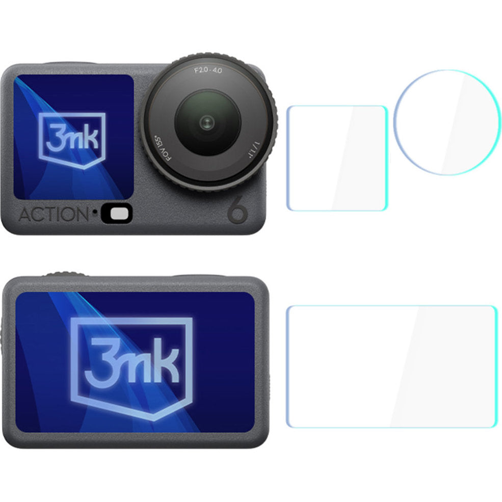Hybridglas für DJI Osmo Action 6, 3mk Cam Protection (3/4)