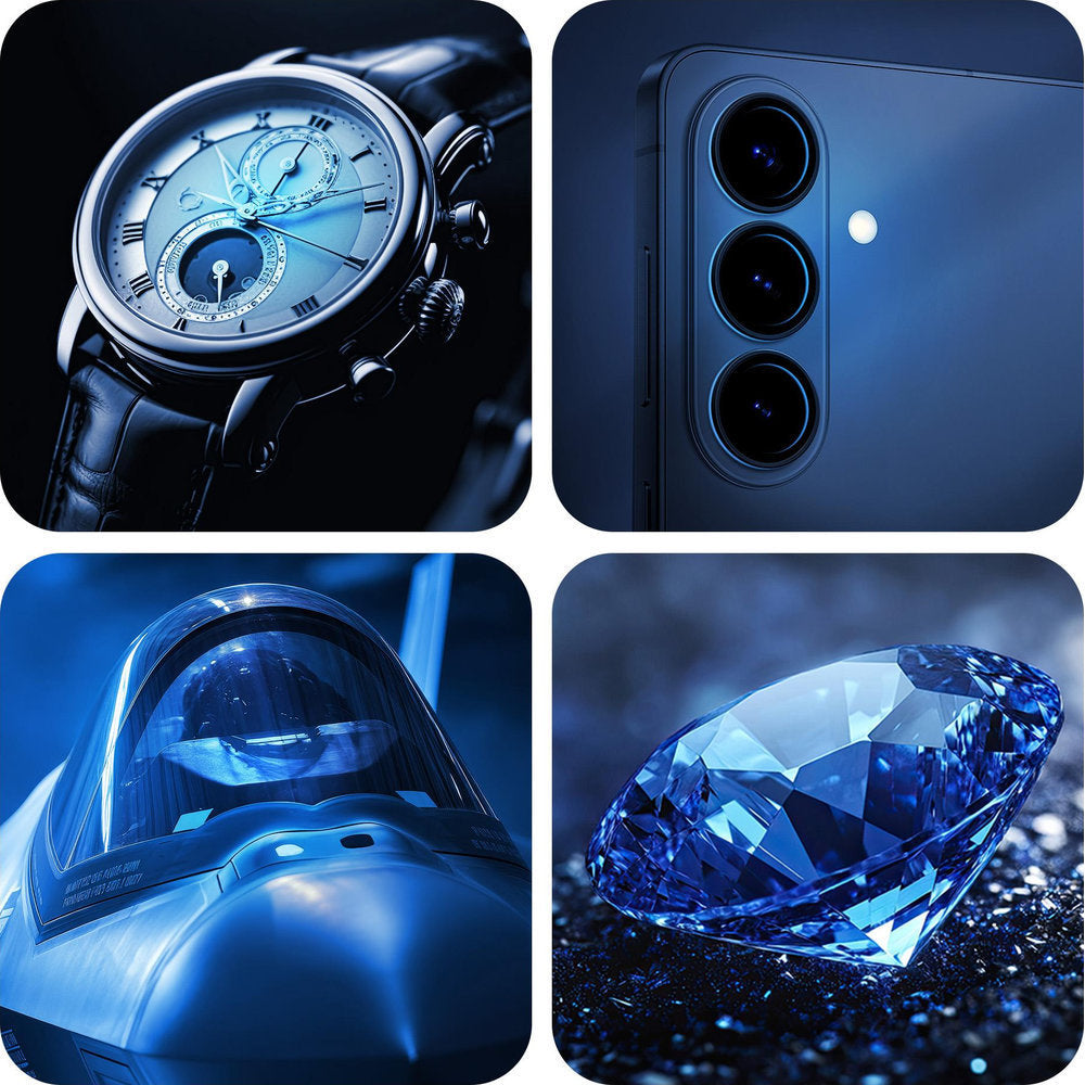Saphirglas für die Kamera mit Applikator für Samsung Galaxy S26, 3mk Hardy Sapphire Lens, Schwarz (4/9)
