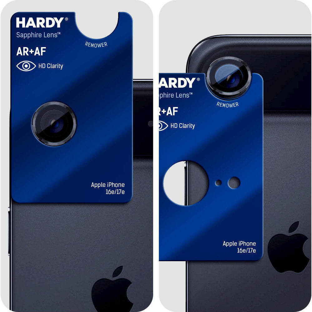 Saphirglas für die Kamera mit Applikator für Apple iPhone Air, 3mk Hardy Sapphire Lens, (8/9)