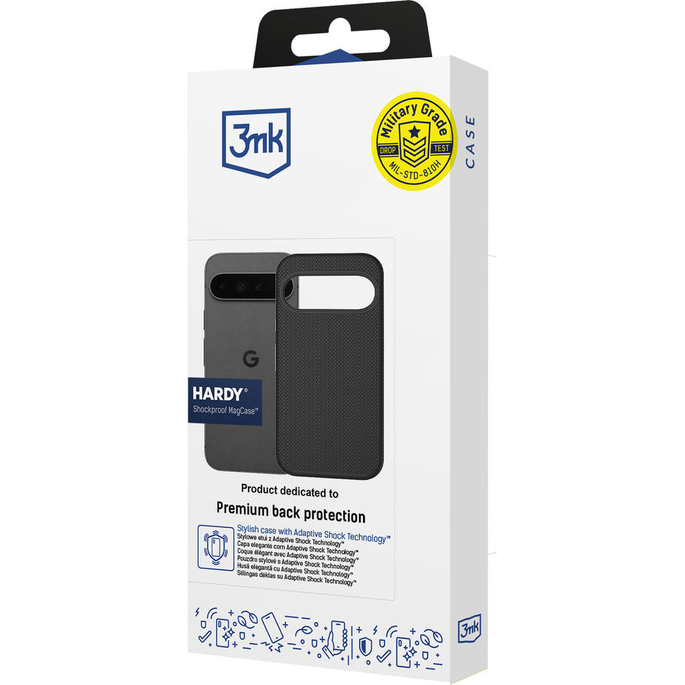 Handyhülle für Google Pixel 11, 3mk Hardy Shockproof MagCase mit MagSafe, Schwarz (2/12)