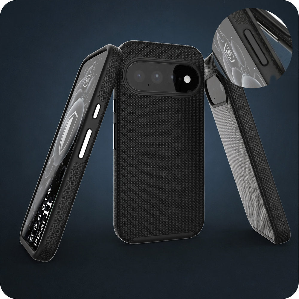 Handyhülle für Google Pixel 11, 3mk Hardy Shockproof MagCase mit MagSafe, Schwarz (9/12)