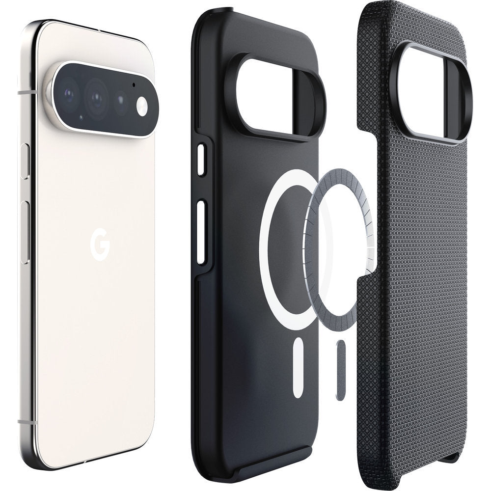 Handyhülle für Google Pixel 11 Pro, 3mk Hardy Shockproof MagCase mit MagSafe, Schwarz (5/12)