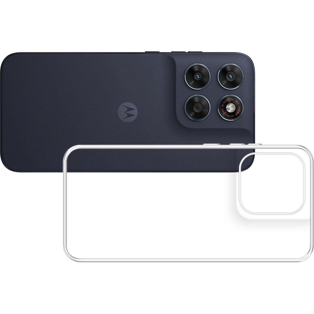 Handyhülle für Motorola Moto G87 5G, 3mk Clear Case, Transparent