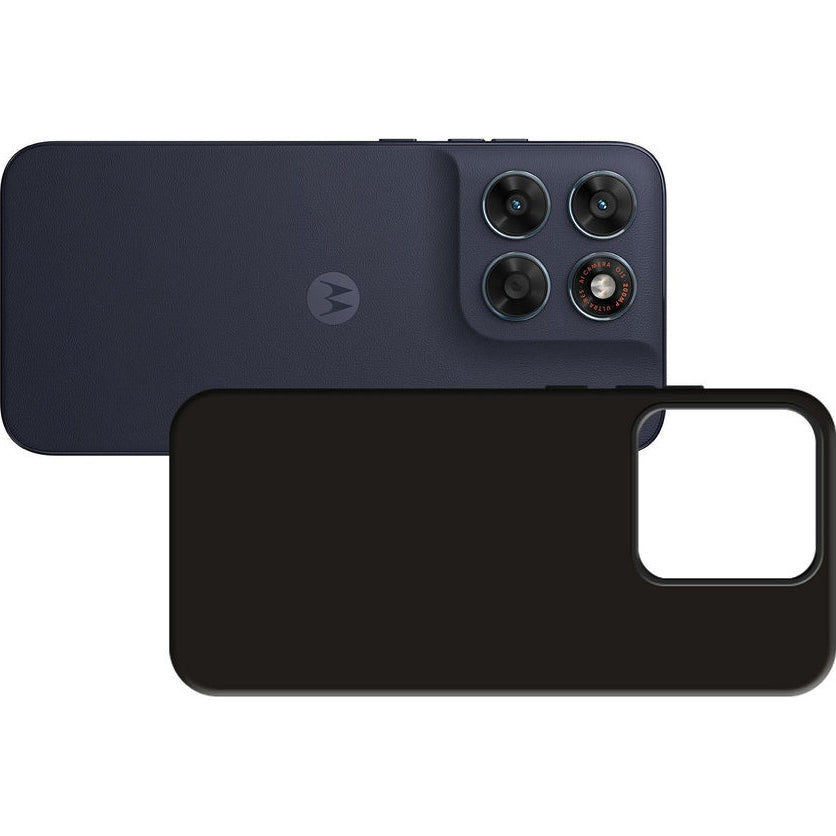 Handyhülle für Motorola Moto G87 5G, 3mk Matt Case, mattes Schwarz