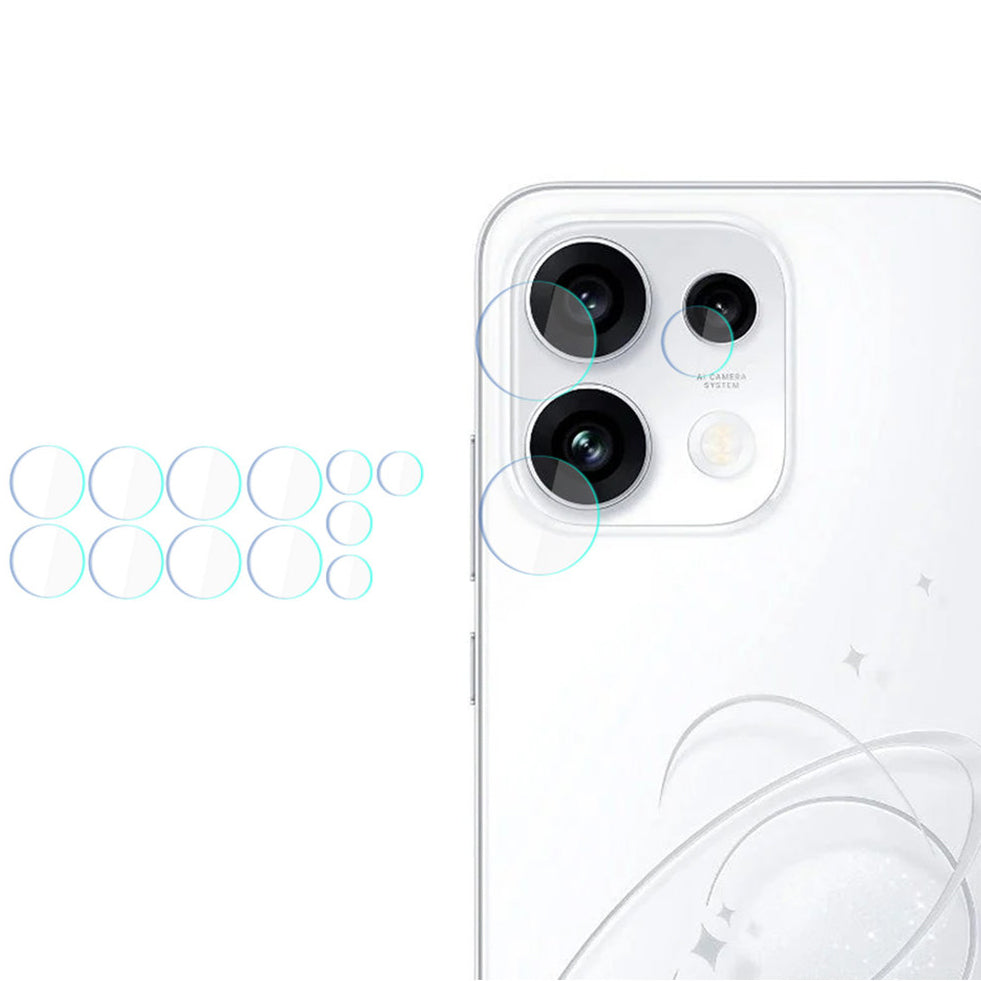 4x Hybridglas Kameraschutz für Linsen für Oppo Reno16 F / Reno16 FS, 3mk Hardy Fusion Lens Protection (11/11)