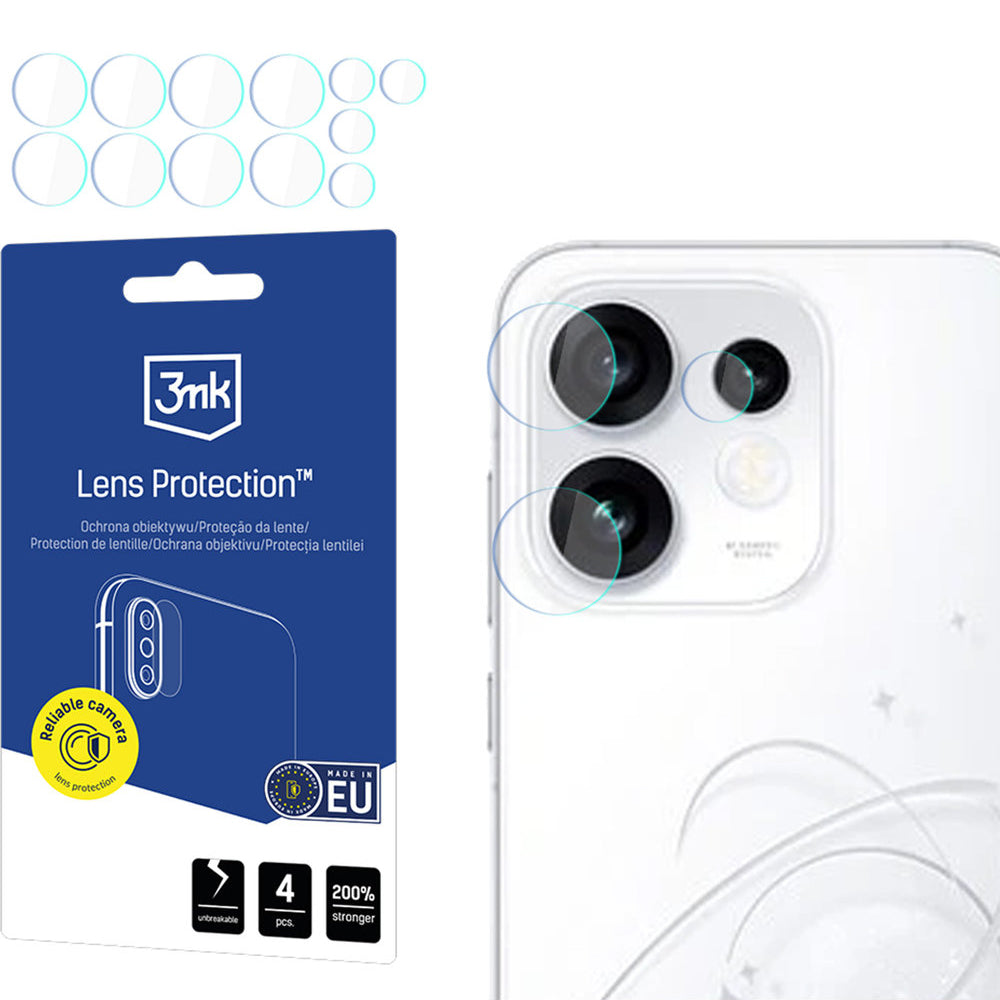 Objektivschutz für Oppo Reno16 / Reno16 Pro 5G, 3mk Lens Protection, 4 Sätze (1/3)