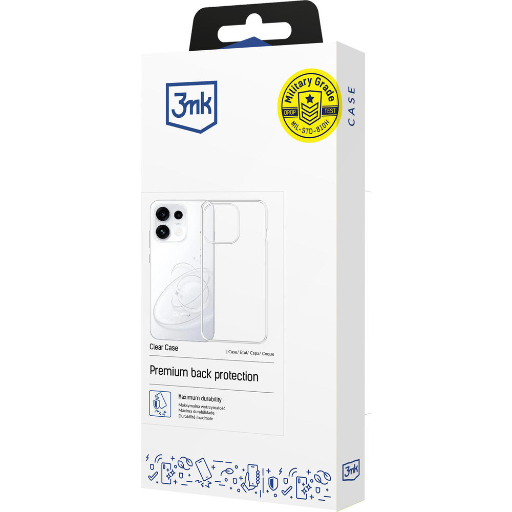 Handyhülle für Oppo Reno16 F / Reno16 FS, 3mk Clear Case, Transparent (4/6)