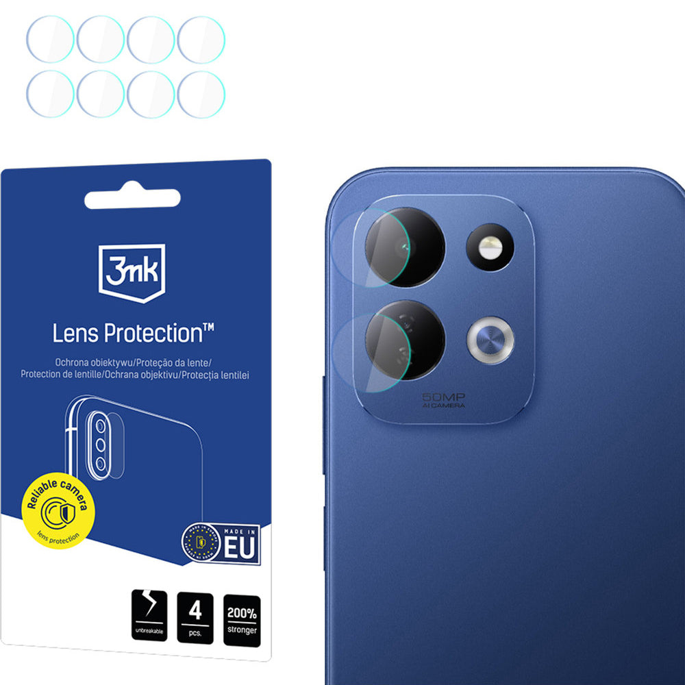 Objektivschutz für Xiaomi Redmi 17 4G / 5G, 3mk Lens Protection, 4 Sätze (1/3)