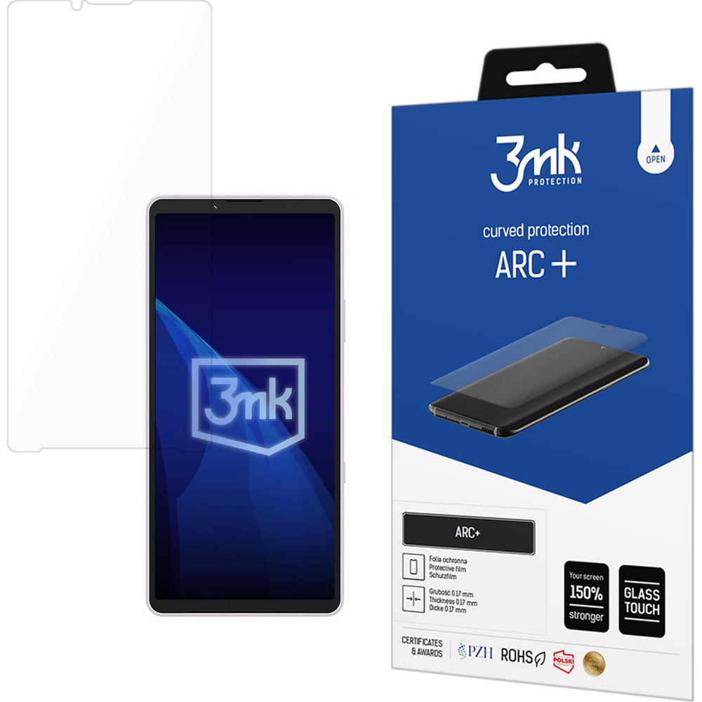 Schutzfolie für Sony Xperia 10 VIII, 3mk ARC+ (1/3)