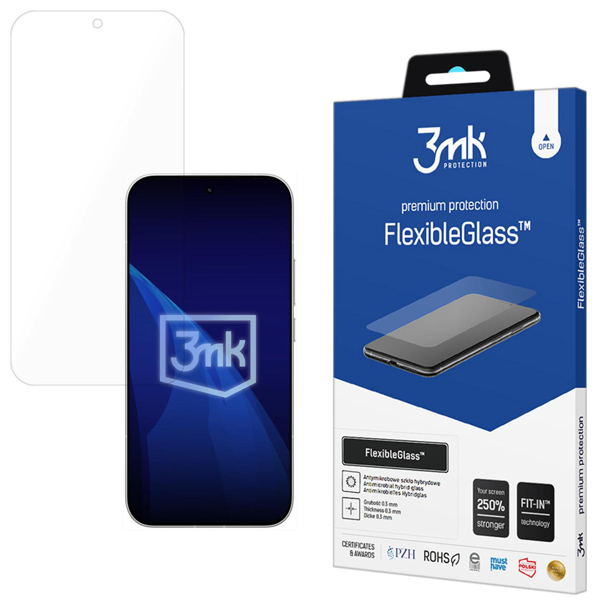 Hybridglas für Xiaomi POCO F9 Ultra, 3mk FlexibleGlass (1/2)