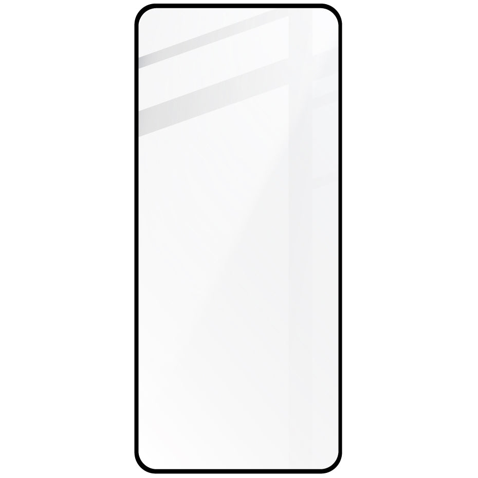 Gehärtetes Glas Bizon Glass Edge - 2 Stück + Kameraschutz für Realme 9 4G / Realme 9 Pro+, Schwarz