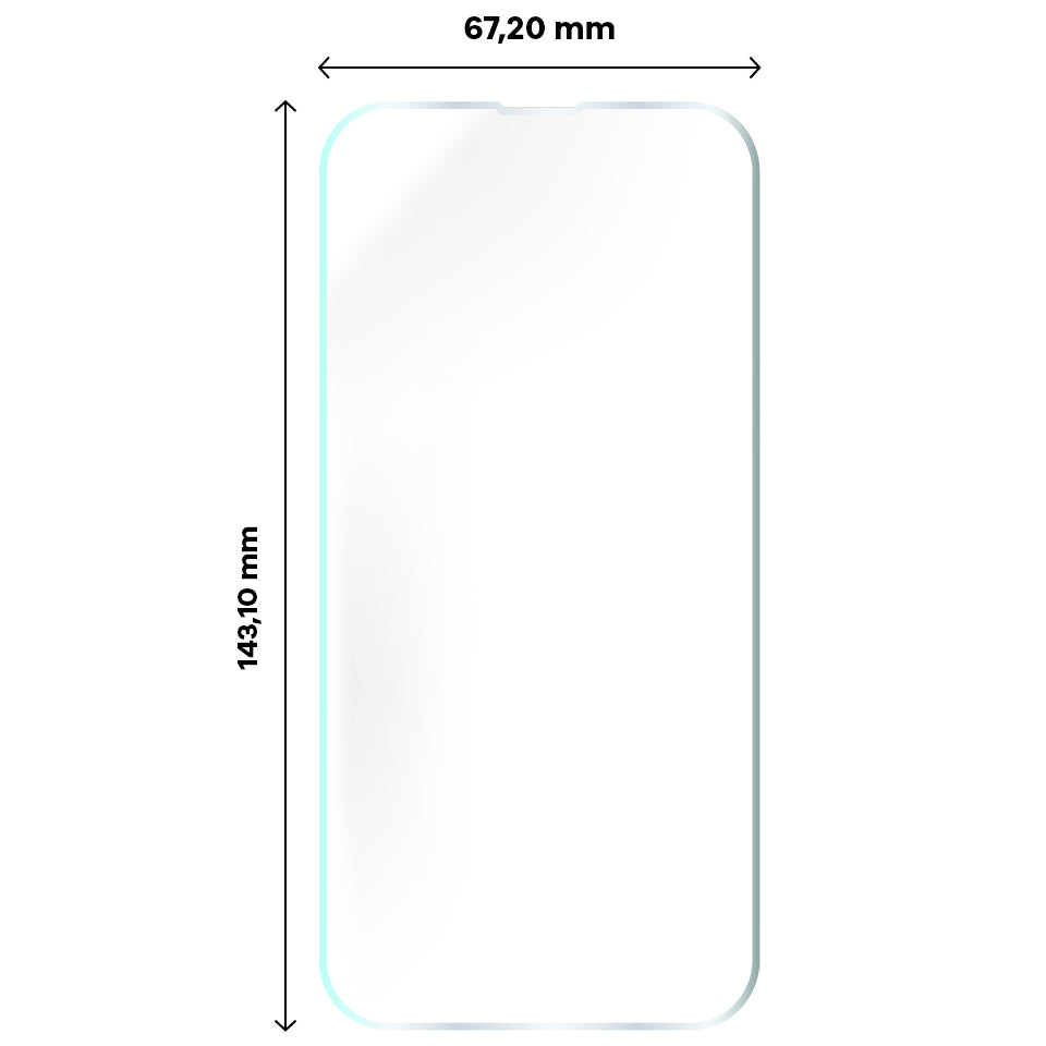 Hydrogel Folie für den Bildschirm Bizon Glass Hydrogel, iPhone 14 Pro, 2 Stück