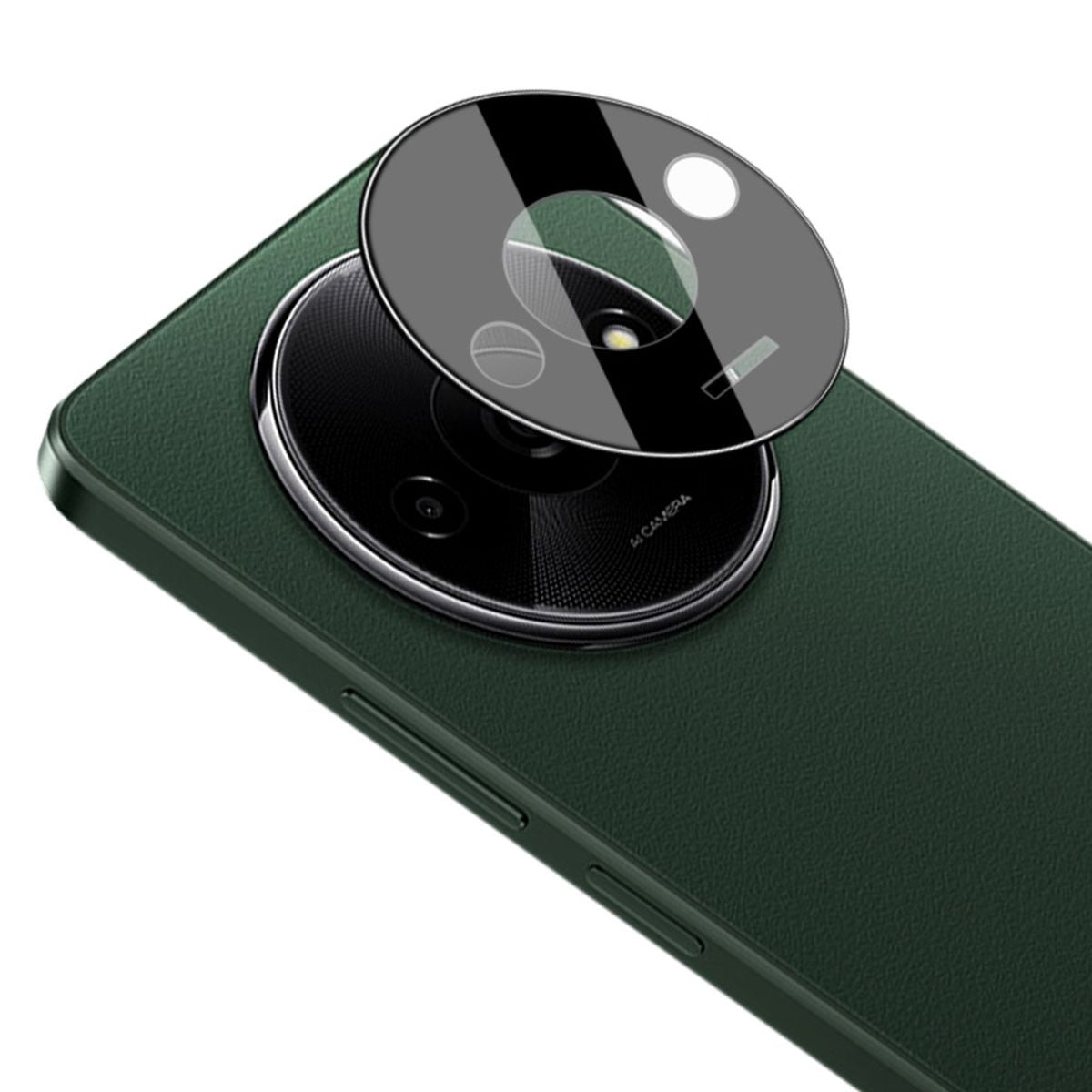 Gehärtetes Glas für die Kamera für Xiaomi Redmi A3 4G, Bizon Glass Silk Lens, 2 Stück