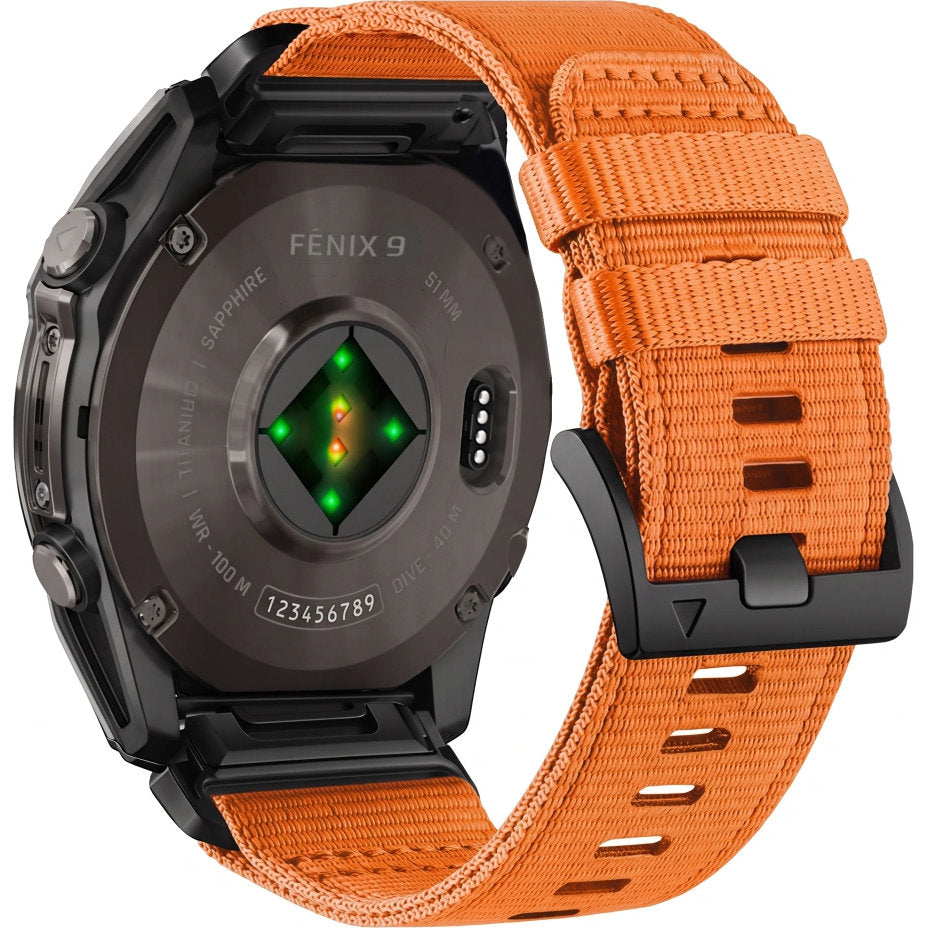 Armband für QuickFit 26 mm, Tech-Protect Nylon Classic, Orange (2/7)