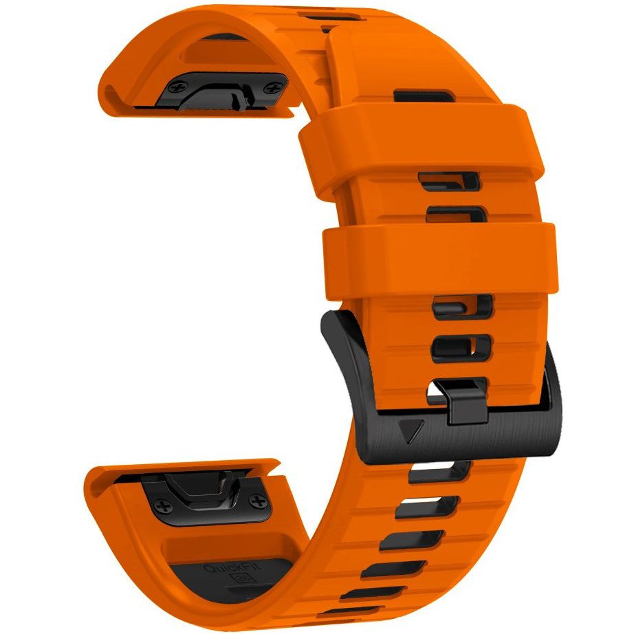 Armband für QuickFit 22 mm, Tech-Protect IconBand, Orange-Schwarz (2/9)