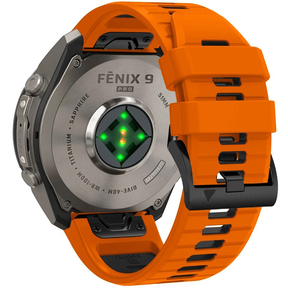 Armband für QuickFit 22 mm, Tech-Protect IconBand, Orange-Schwarz (3/9)