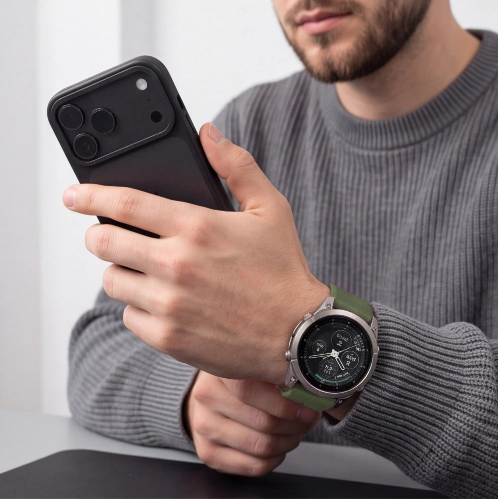 Armband für QuickFit 22 mm, Tech-Protect IconBand, Grün-Schwarz (4/9)