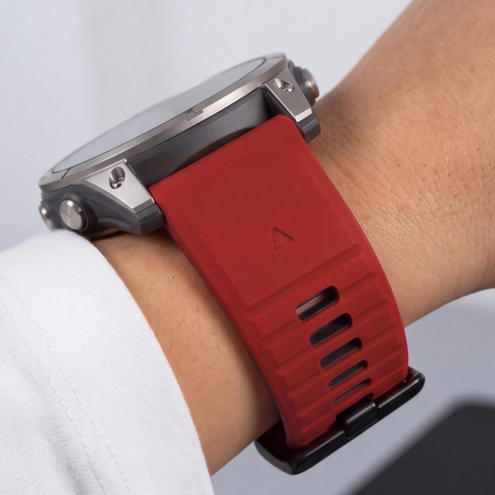 Armband für QuickFit 22 mm, Tech-Protect IconBand, Rot-Schwarz (7/9)