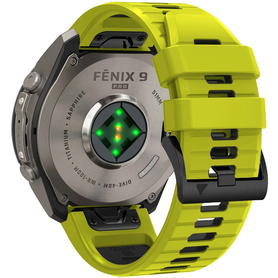 Armband für QuickFit 22 mm, Tech-Protect IconBand, Limonengrün-Schwarz (3/9)