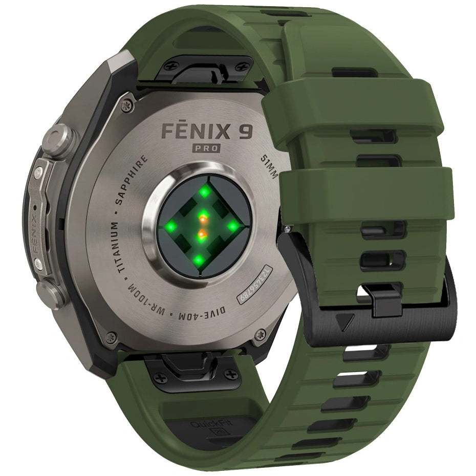Armband für QuickFit 26 mm, Tech-Protect IconBand, Grün-Schwarz (3/9)
