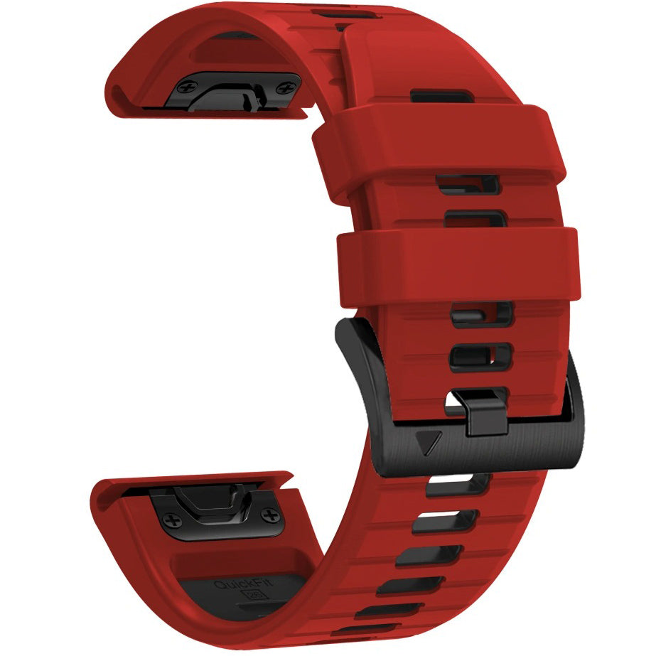 Armband für QuickFit 26 mm, Tech-Protect IconBand, Rot-Schwarz (2/9)