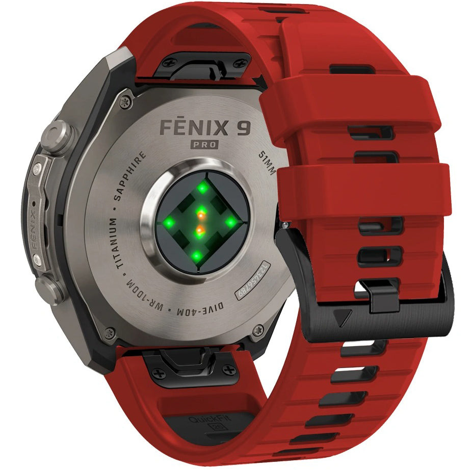 Armband für QuickFit 26 mm, Tech-Protect IconBand, Rot-Schwarz (3/9)