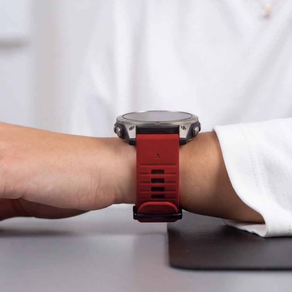 Armband für QuickFit 26 mm, Tech-Protect IconBand, Rot-Schwarz (5/9)