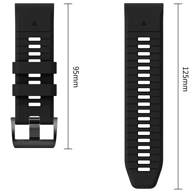 Armband für QuickFit 26 mm, Tech-Protect IconBand, Schwarz-Grau (8/9)