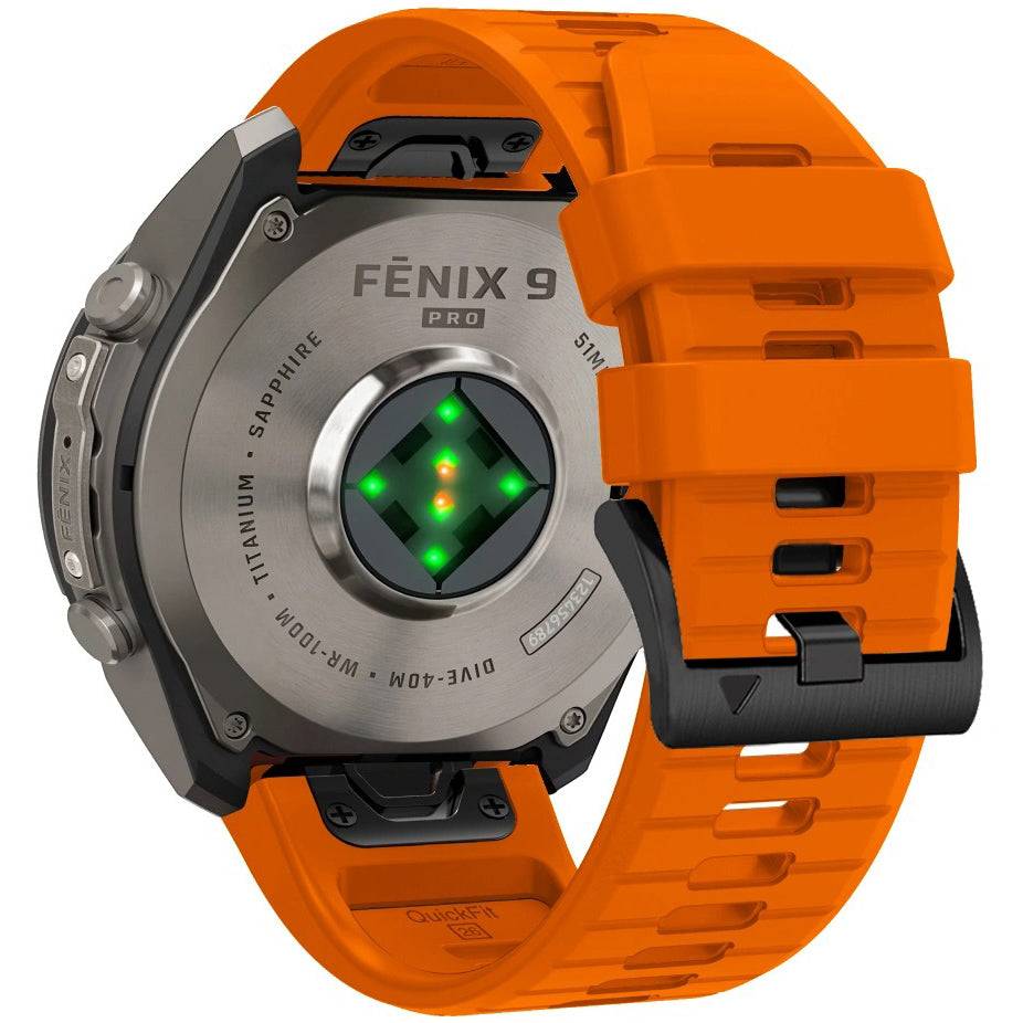 Armband für QuickFit 26 mm, Tech-Protect Silicone, Orange (3/9)