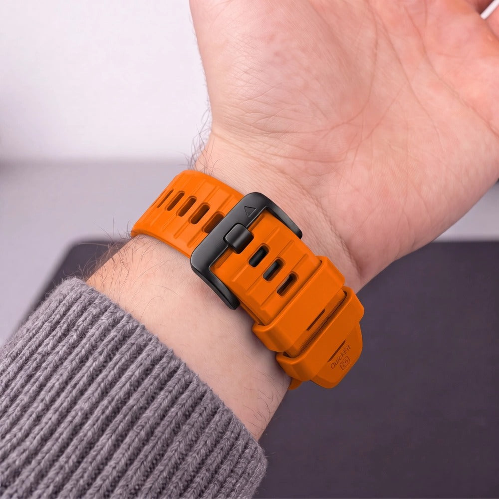 Armband für QuickFit 26 mm, Tech-Protect Silicone, Orange (5/9)