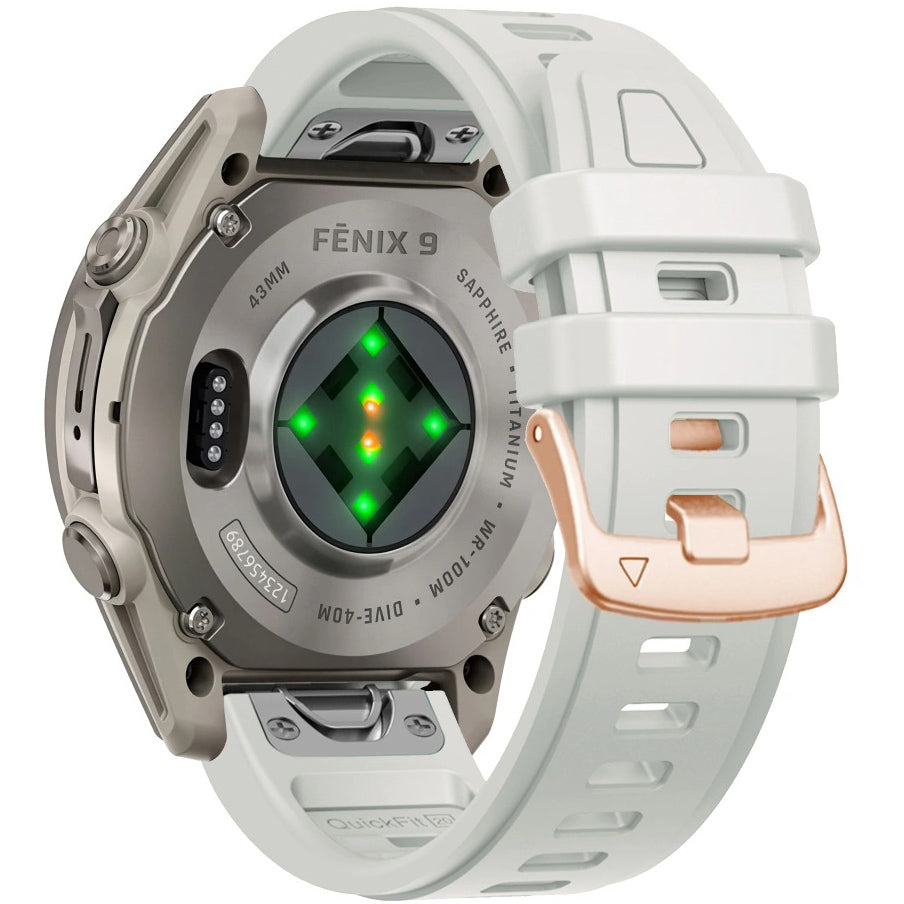 Armband für QuickFit 20 mm, Tech-Protect Silicone, Grau (3/9)