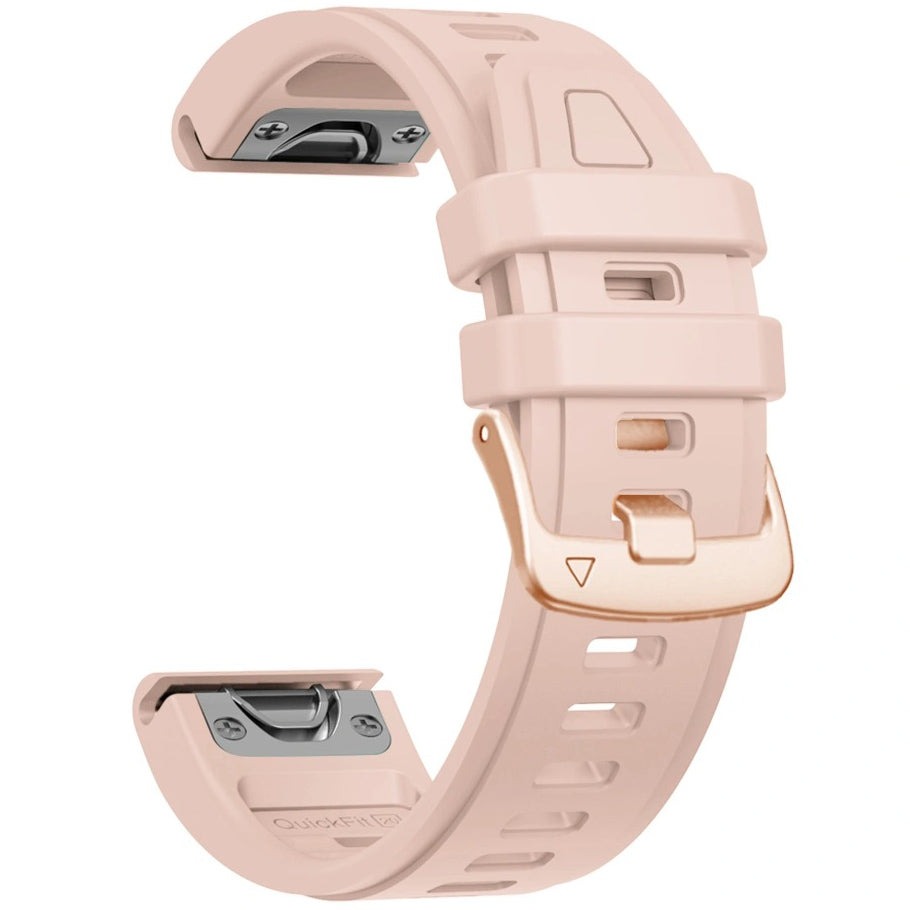 Armband für QuickFit 20 mm, Tech-Protect Silicone, Puderrosa (2/9)