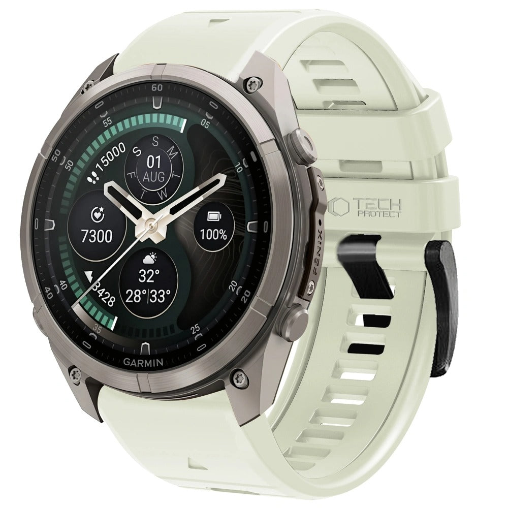 Armband für QuickFit 22 mm, Tech-Protect Silicone, Grau (1/9)
