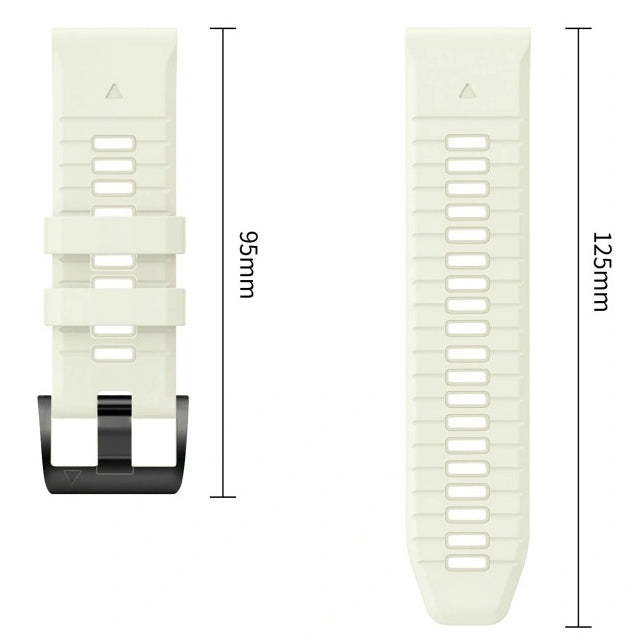Armband für QuickFit 22 mm, Tech-Protect Silicone, Grau (8/9)