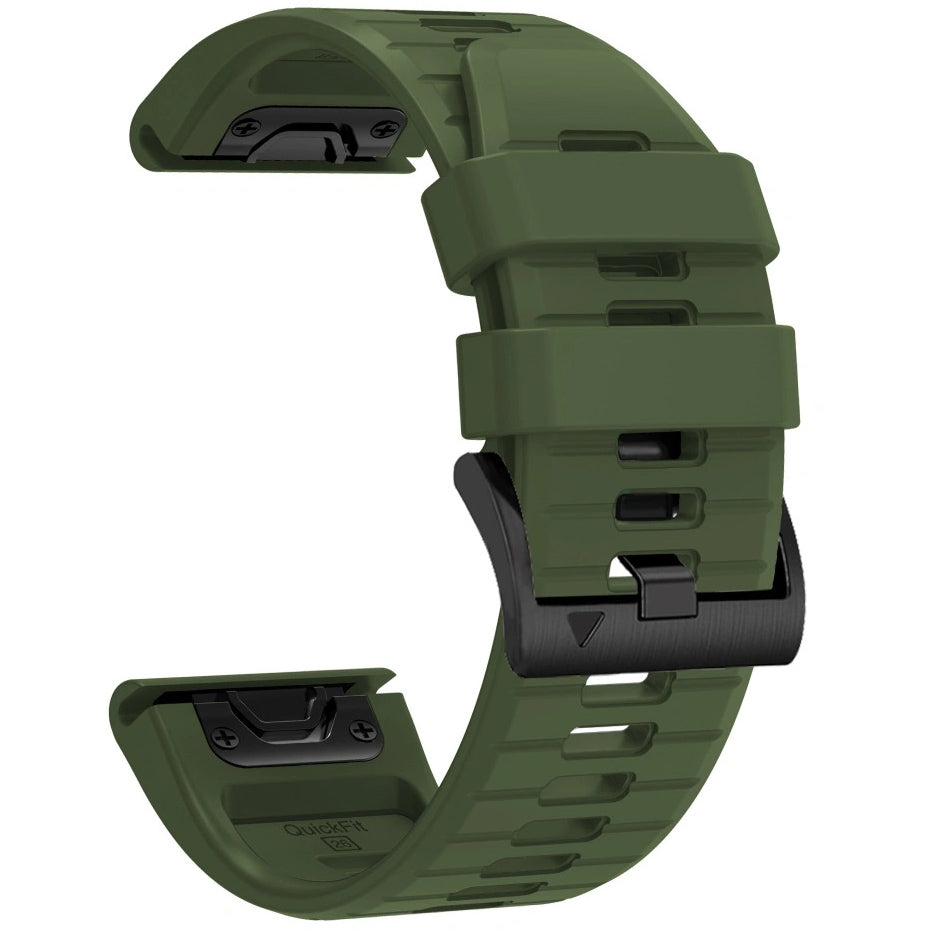 Armband für QuickFit 22 mm, Tech-Protect Silicone, Grün (2/9)