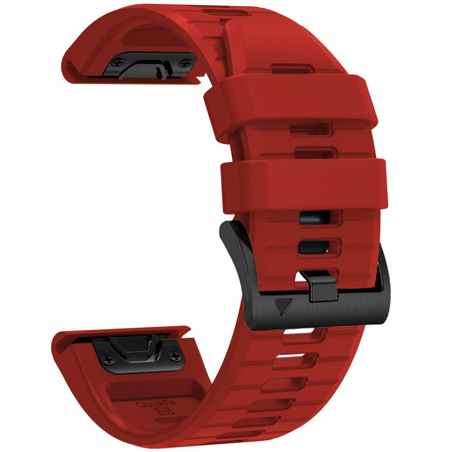 Armband für QuickFit 22 mm, Tech-Protect Silicone, Rot (2/9)