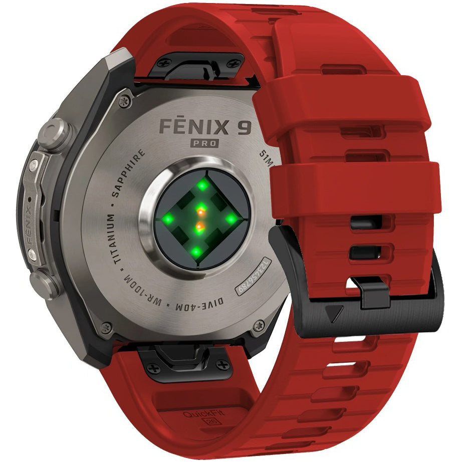 Armband für QuickFit 22 mm, Tech-Protect Silicone, Rot (3/9)