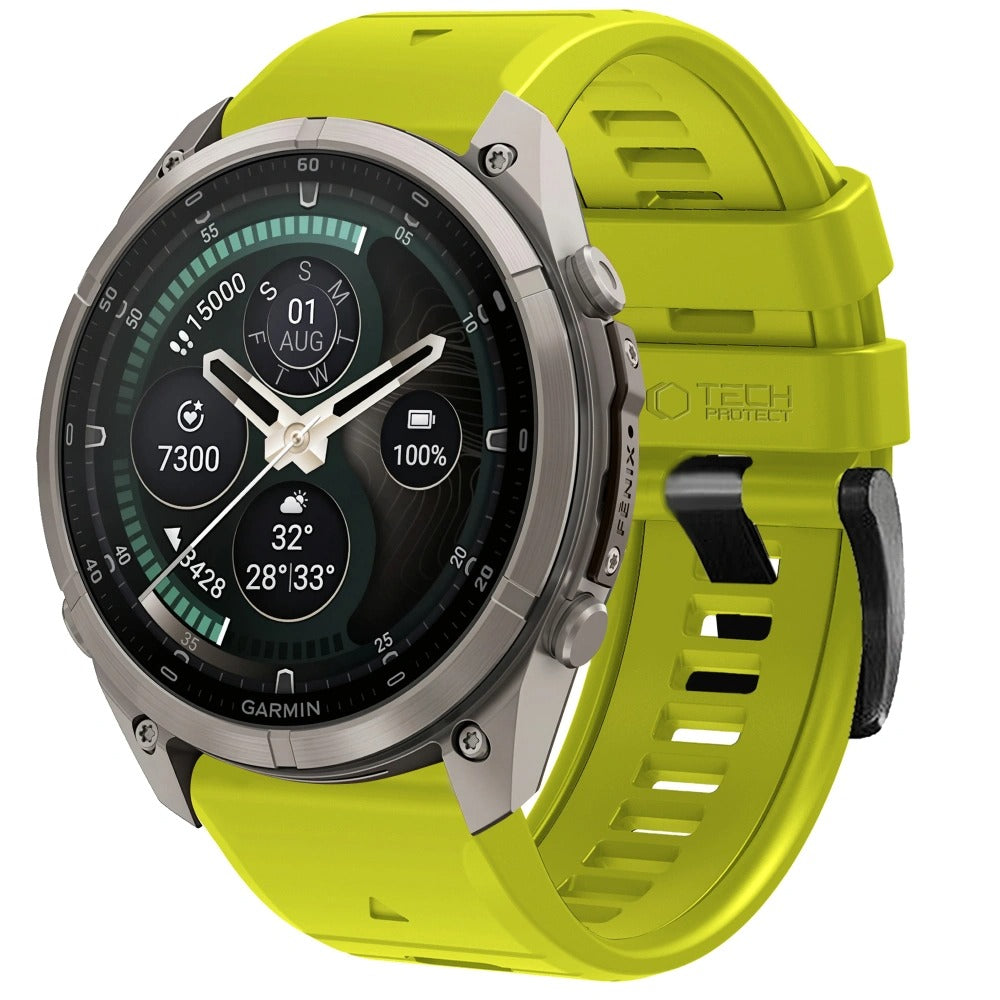 Armband für QuickFit 26 mm, Tech-Protect Silicone, Grün (1/9)
