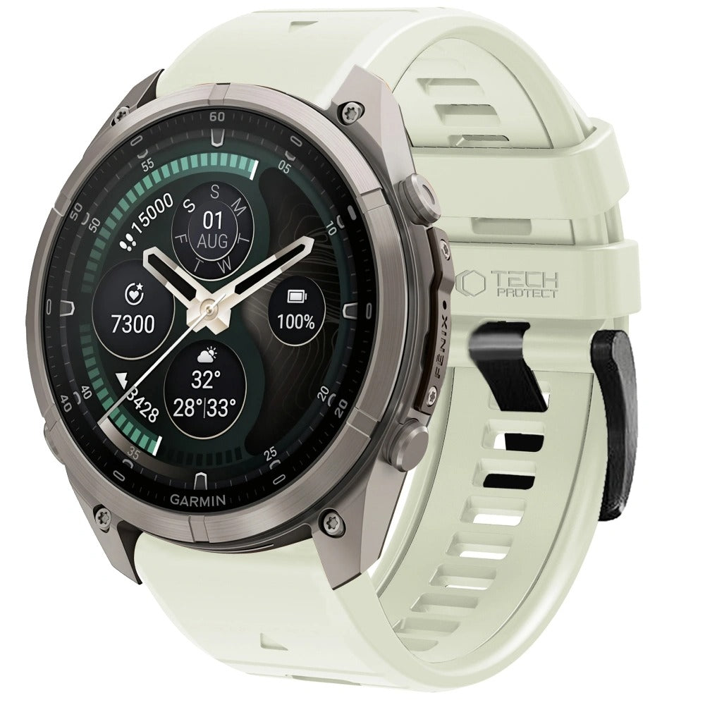 Armband für QuickFit 26 mm, Tech-Protect Silicone, Grau (1/9)
