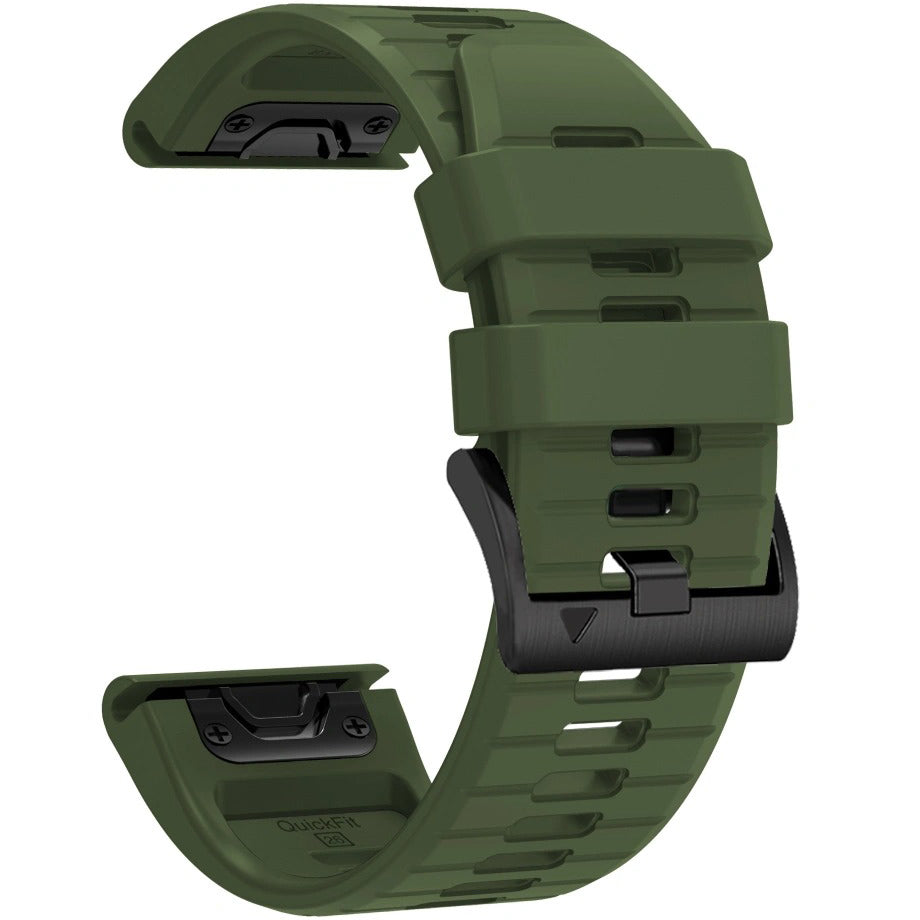 Armband für QuickFit 26 mm, Tech-Protect Silicone, Grün (2/9)