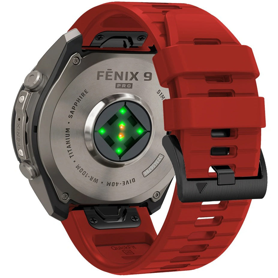Armband für QuickFit 26 mm, Tech-Protect Silicone, Rot (3/9)