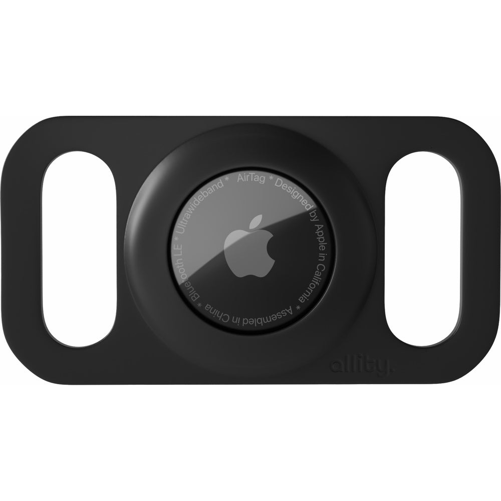 Silikonhülle für Apple AirTag, Allity ASA-300, 3 Stück, Schwarz