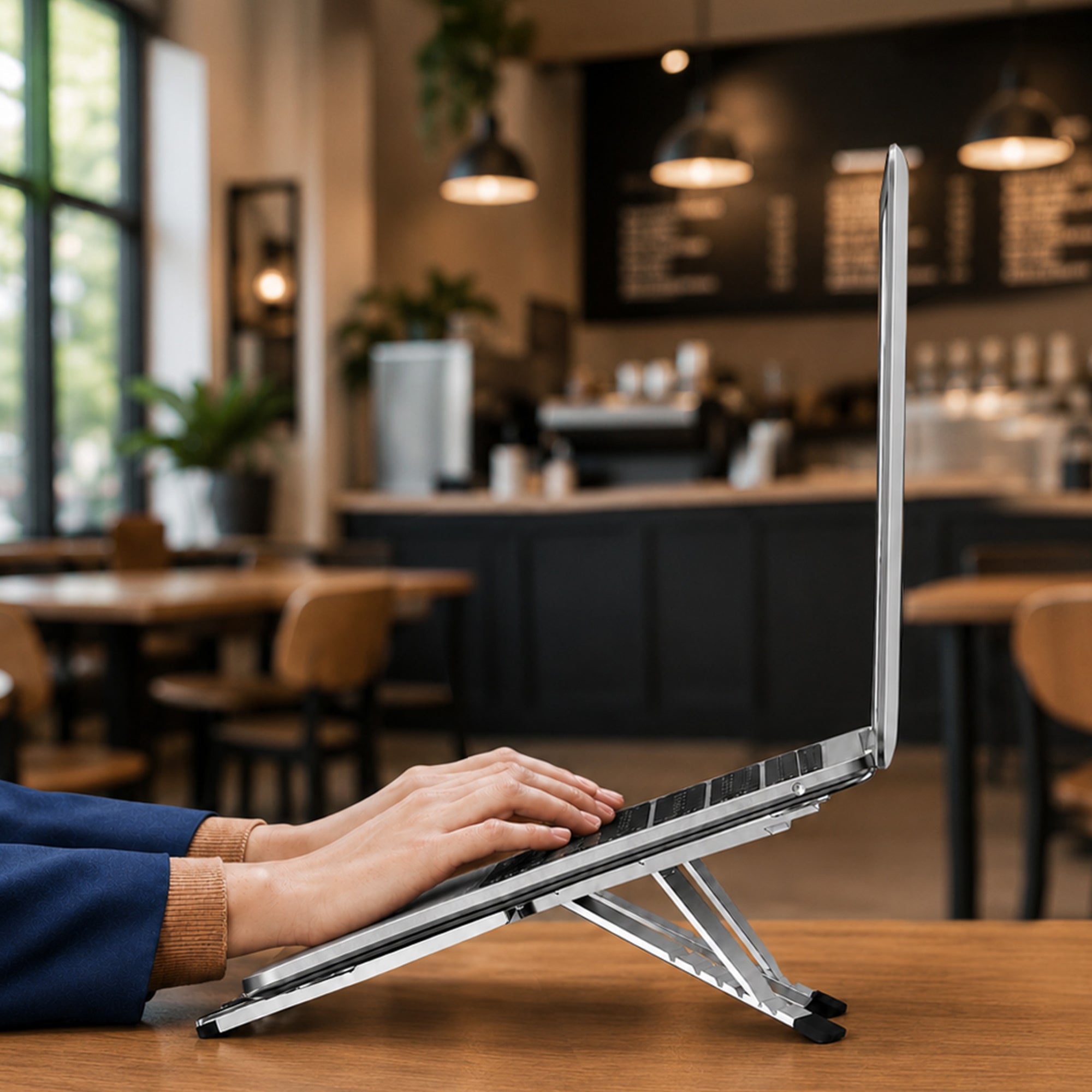 Aluminium Laptopständer, Allity ABA-301 X, Grau