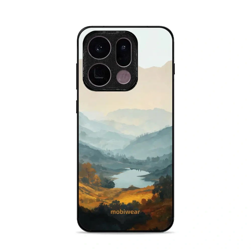 Handyhülle für OPPO Find X9, Mobiwear Glossy Case, See im Tal