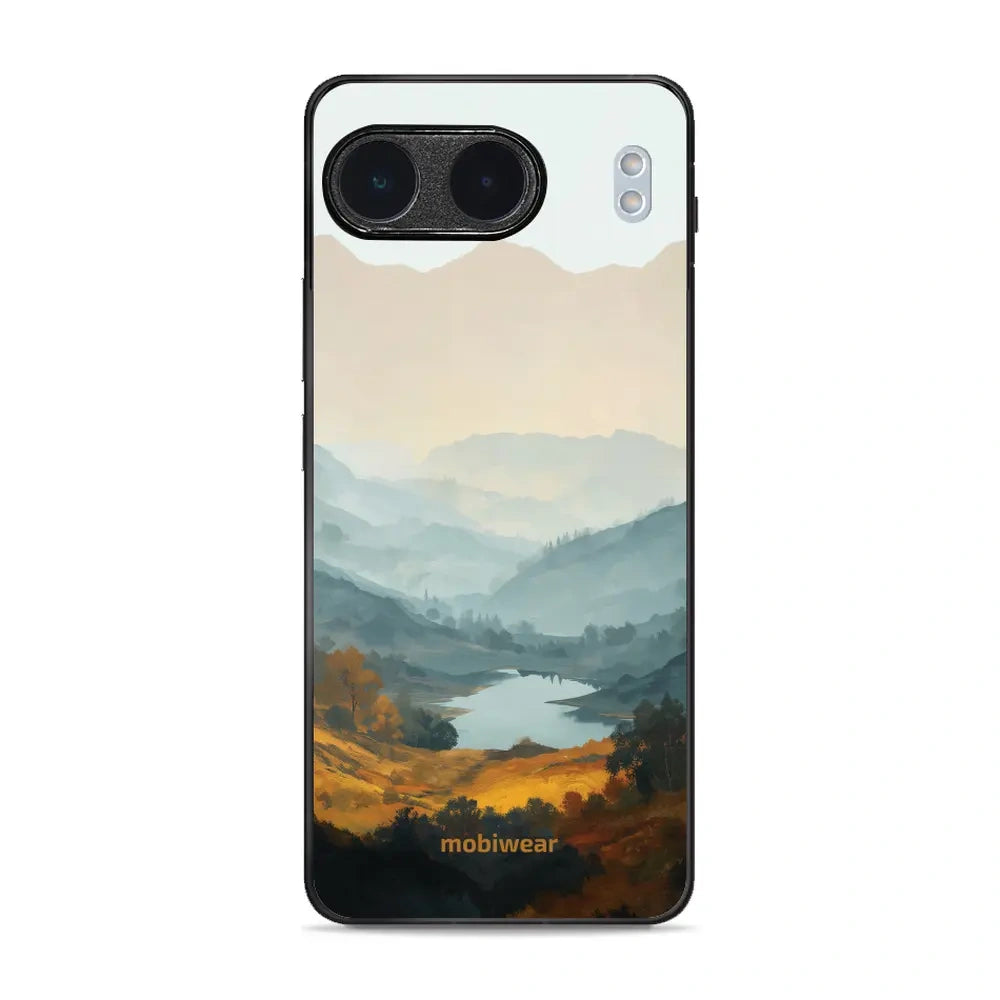 Handyhülle für OnePlus Nord 4, Mobiwear Glossy Case, See im Tal