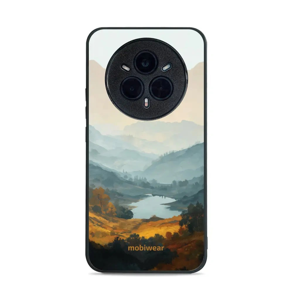 Handyhülle für realme 14 Pro 5G, Mobiwear Glossy Case, See im Tal