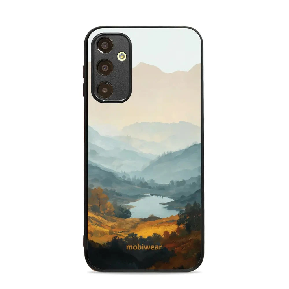 Handyhülle für Galaxy A25 5G, Mobiwear Glossy Case, See im Tal