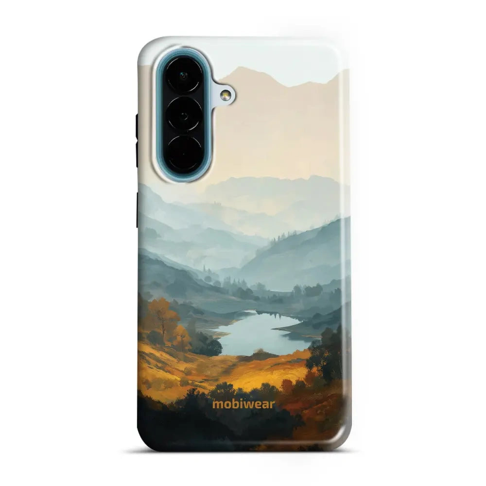 Handyhülle für Galaxy A27 5G, Mobiwear Elite Pro, See im Tal