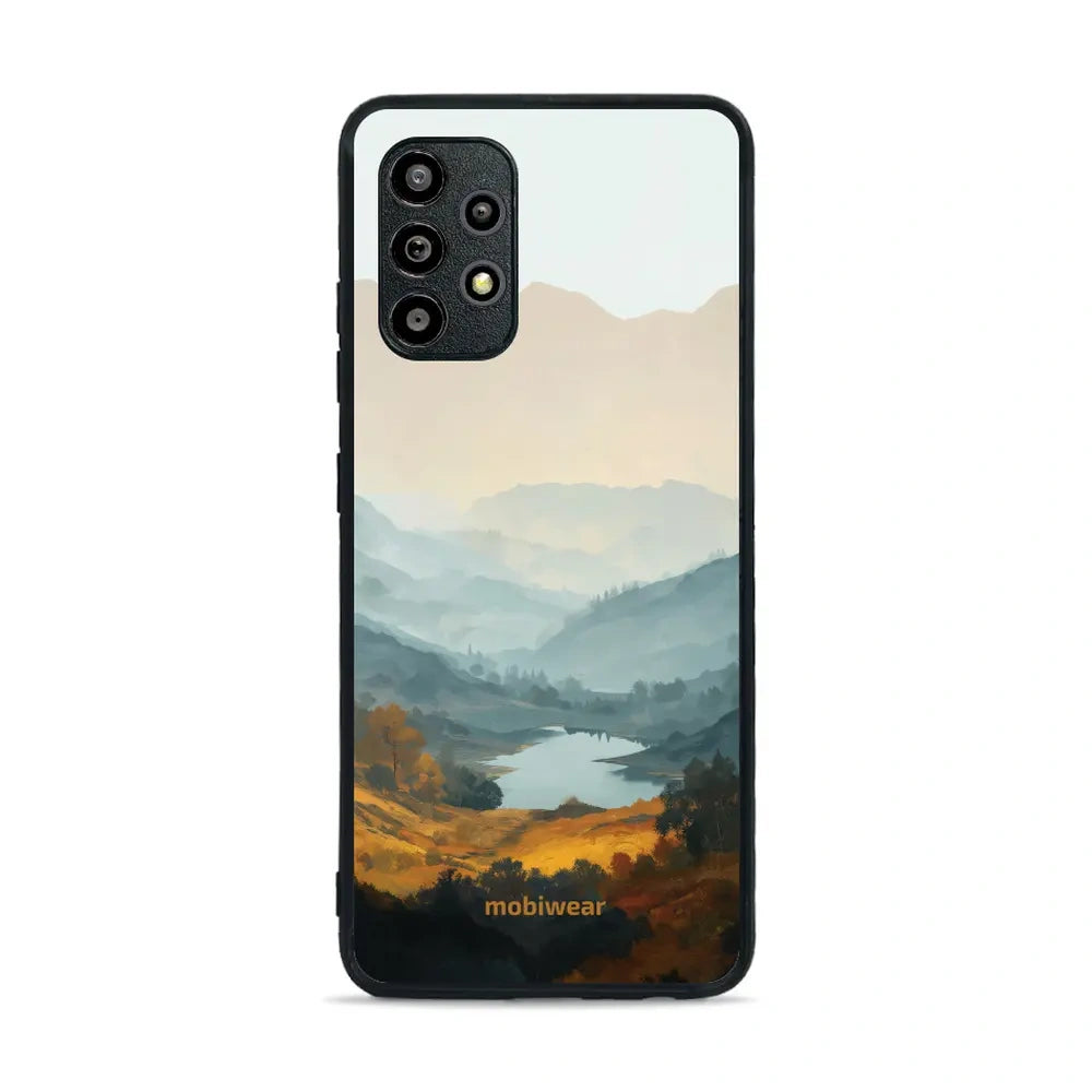 Handyhülle für Galaxy A32 4G, Mobiwear Glossy Case, See im Tal