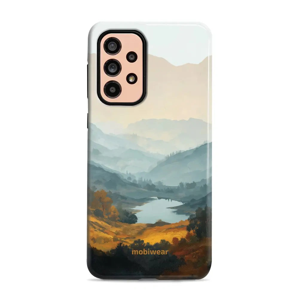 Handyhülle für Galaxy A53 5G, Mobiwear Elite Pro, See im Tal